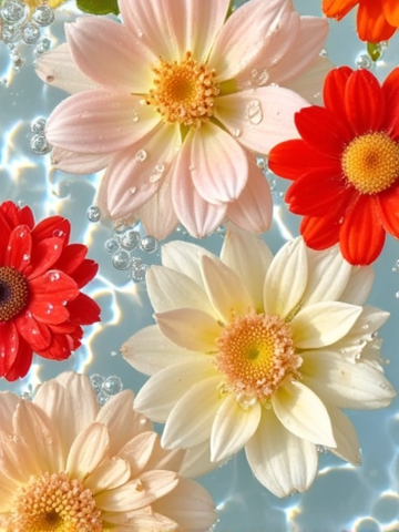 Flowers in Water