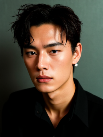 Asian Fashion Editorial Male Model
