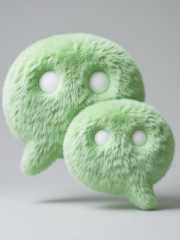 3D Fluffy Icon