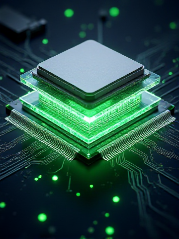 3D Chip Illustration