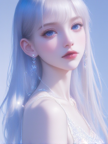 Glowing Skin 3D Girl