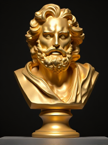Golden Metallic Material
