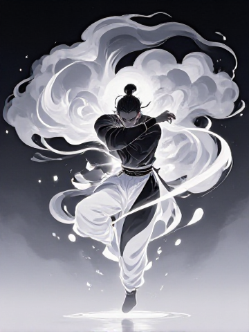 White Glow Fantasy Character