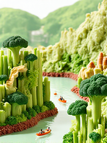 Miniature Food Scene