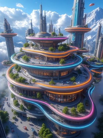 Futuristic City V5