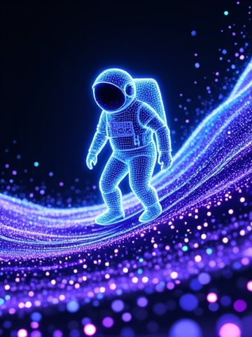 Light and Shadow Particles