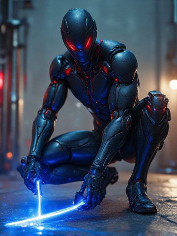 Cyberpunk Movie Scene