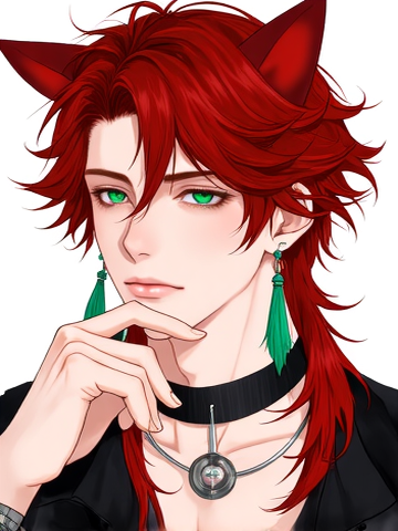 Long-Haired Anime Boy Illustrations