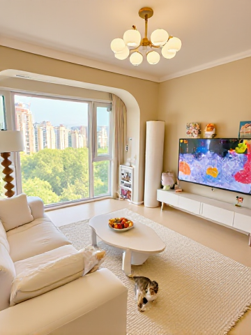 Beige Cozy Bright Interior Decor