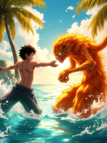 Anime Fight Scene