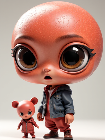 3D Cute Big Head
