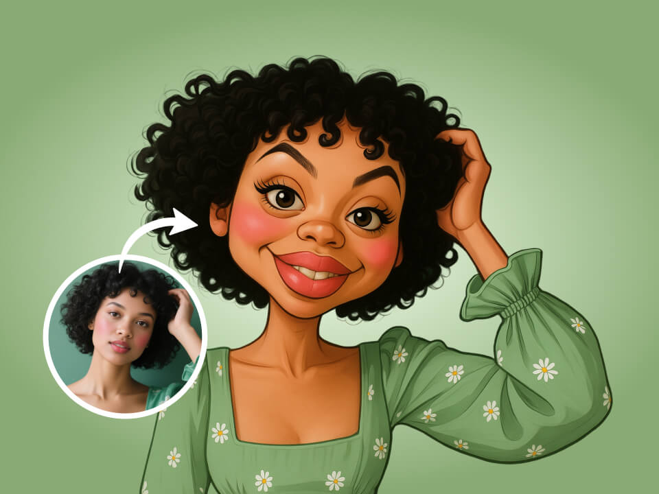 Turn your photos to caricatures instantly