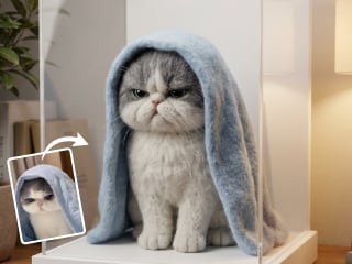 تمثال من اللباد
