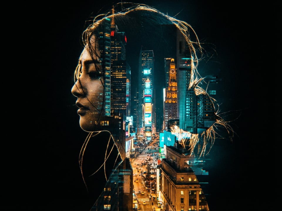 City Double Exposure