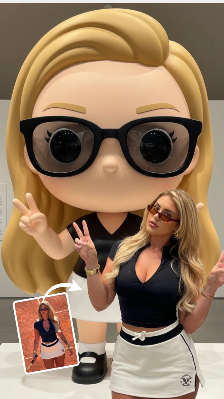 Next to My Cartoon Statue