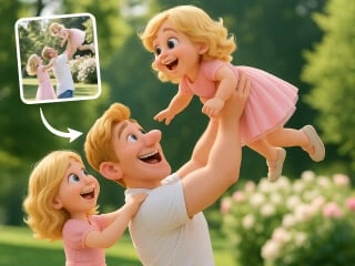 مولد بيكسار ثلاثي الأبعاد بالذكاء الاصطناعي