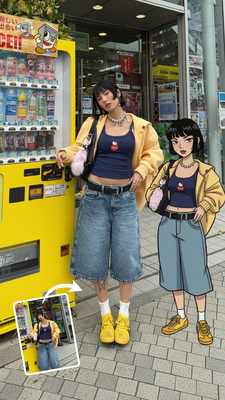 With My Cartoon Self