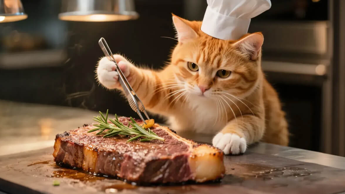 Video van werkende kat