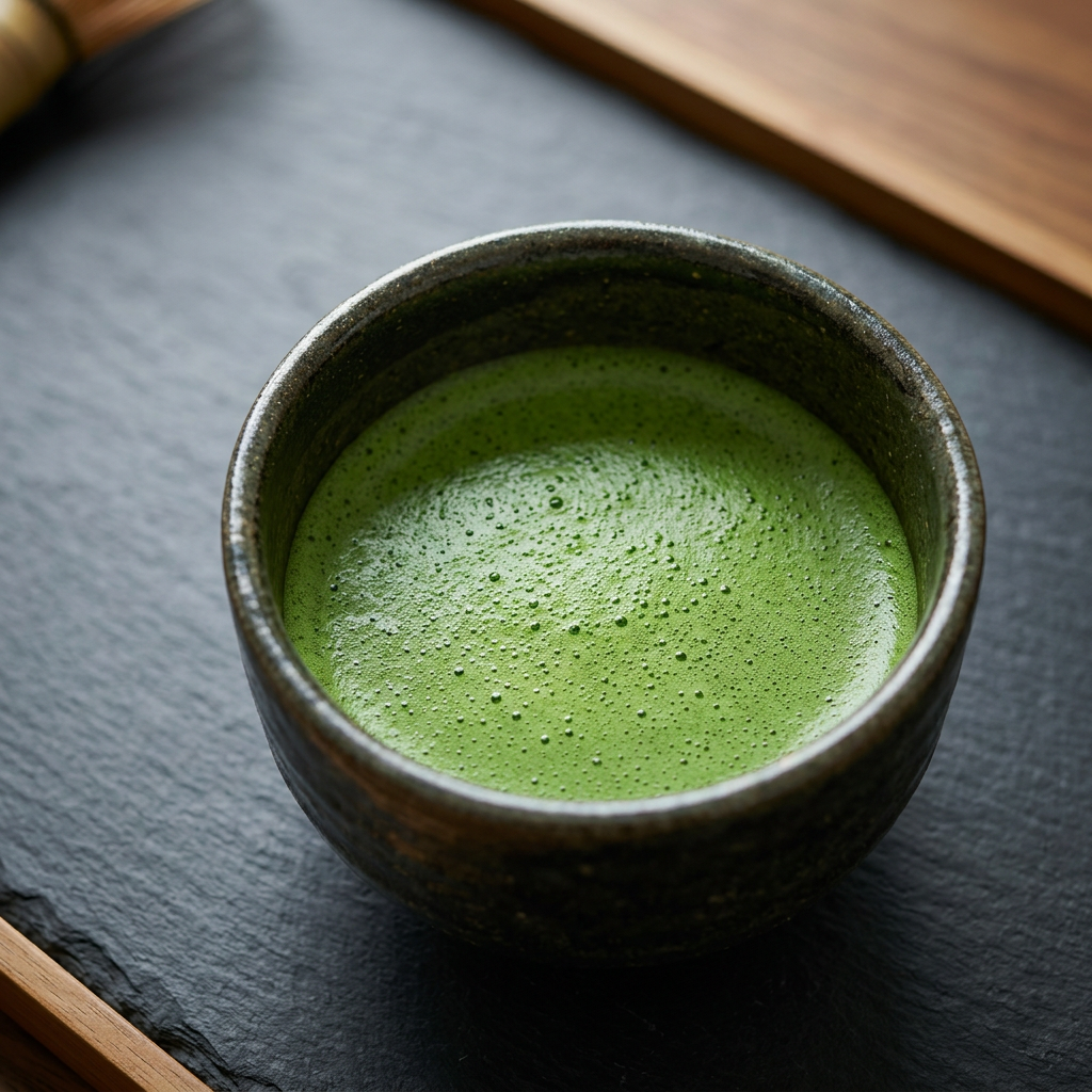 A bowl of pure Ceremonial Matcha